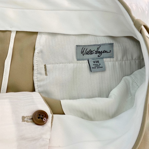 Walter Hagen khaki lightweight golf shorts sz 36 - Picture 2 of 5